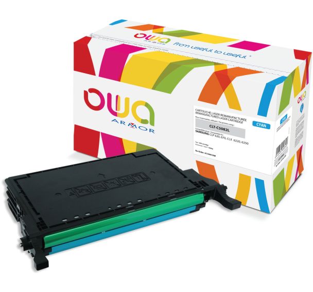 Toner remanufacturé Samsung CLT-C 5082 L/ELS - Cyan - Owa