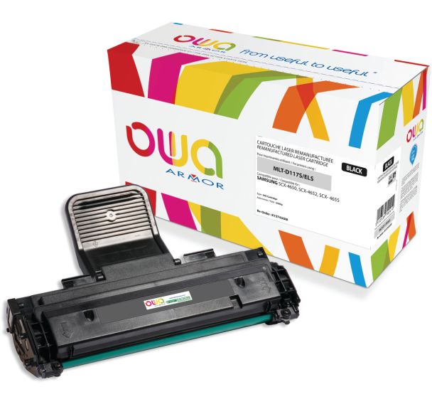 Toner remanufacturé Samsung MLT-D117S/ELS - Noir