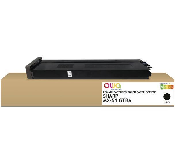 Toner remanufacturé Sharp MX-51 GT - Owa