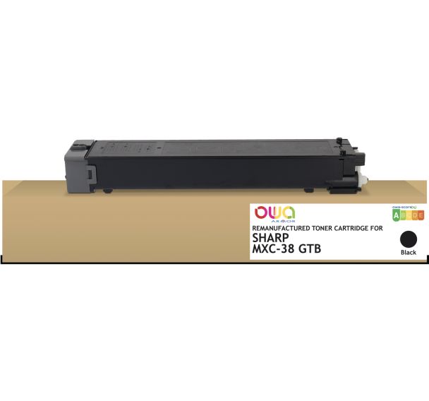 Toner remanufacturé Sharp MXC-38 GT - Owa