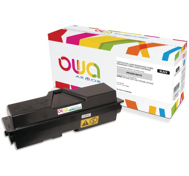 Toner remanufacturé Utax 4422810010 - Noir