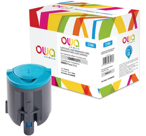 Toner remanufacturé Xeros 106R012 - Owa