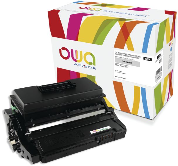 Toner remanufacturé Xerox 106R01371 - Noir