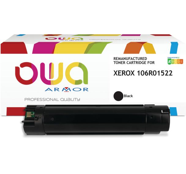Toner remanufacturé Xerox 106R01522 - Noir