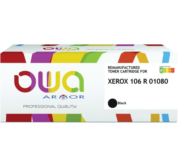Toner remanufacturé Xerox 106 R 01080 - Noir