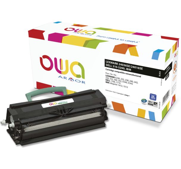 Toner remanufacturé compatible LEXMARK, DELL et IBM - OWA