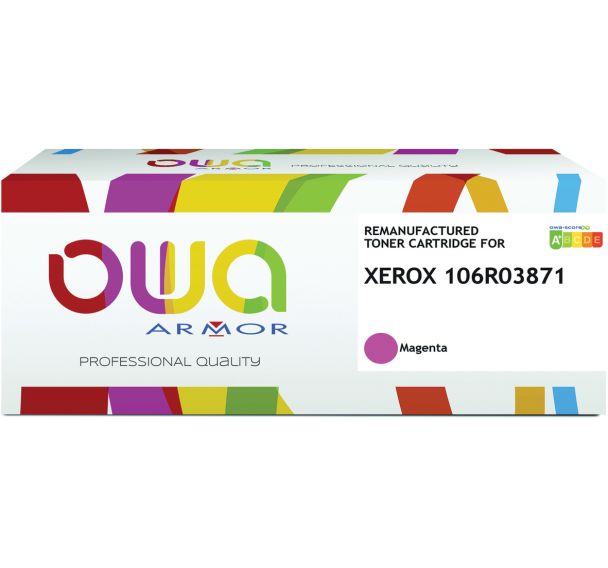 Toner remanufacturé haute capacité Xerox 106R03871 - Noir