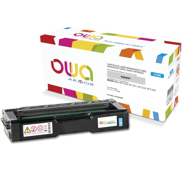 Toner remanufcaturé Ricoh SPC220 - Owa