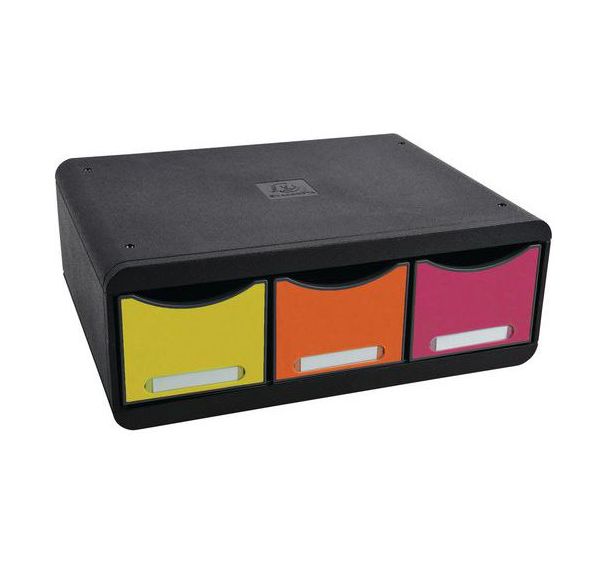 Toolbox maxi 3 tiroirs iderama arlequin