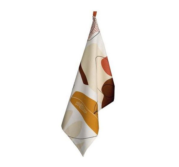 Torchon 100% coton Legno multicolore - 50 x 70 cm