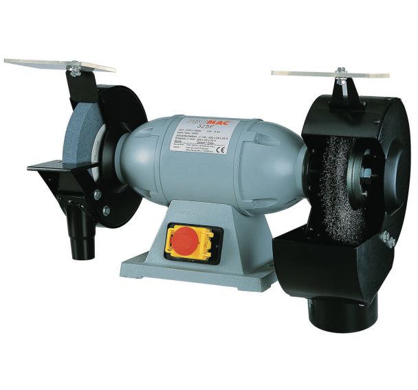 Touret meule/brosse PROMAC 324 F et 325 F - Meule Ø 200 mm - 450 W