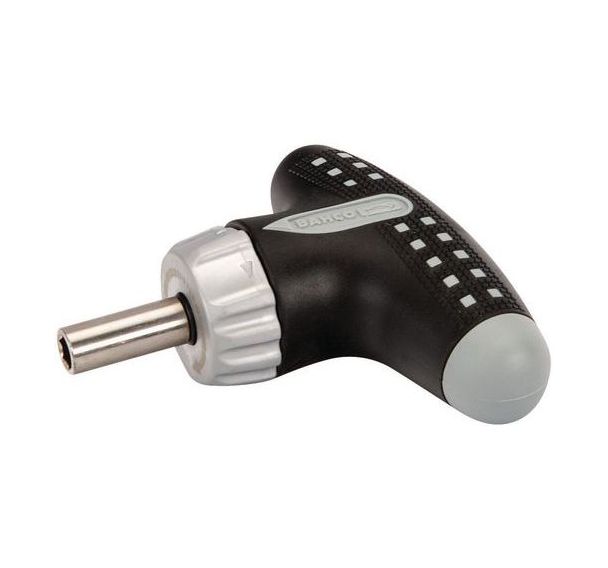 Tournevis à cliquet porte-embouts 1/4" manche T court 68mm