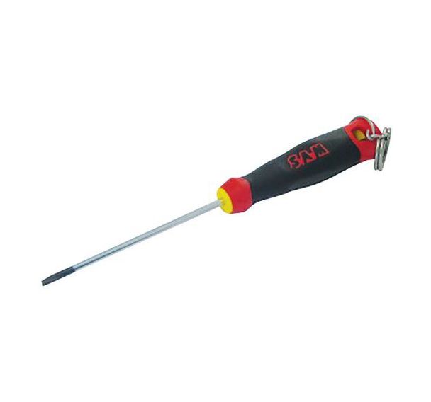 Tournevis bimat. fte electricien avec clip inox fme