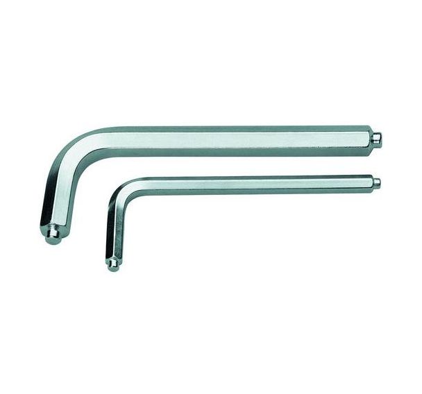 Tournevis coudé avec embout, douille hexagonale 17 mm