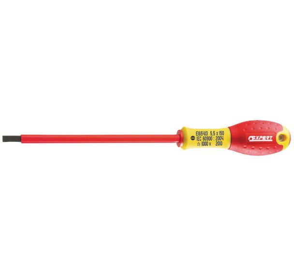 Tournevis isolés 1000 Volts pour vis à fente