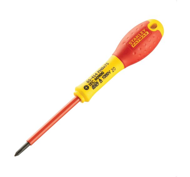 Tournevis phillips isolé 1000v fatmax ph0 x 75 mm