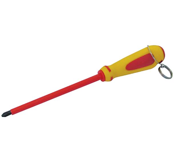 Tournevis pozidriv isole 1000v avec clip inox fme