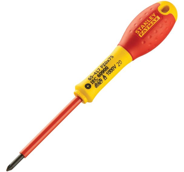 Tournevis pozidriv isolé 1000v fatmax pz0 x 75 mm
