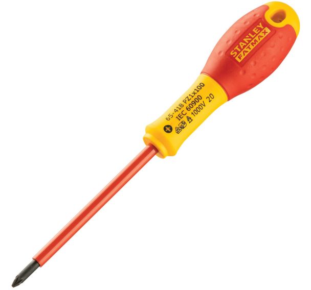 Tournevis pozidriv isolé 1000v fatmax pz1 x 100 mm