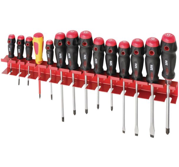 Tournevis (x14) sur rack