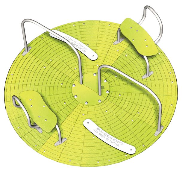 Tourniquet PMR - fixation platines