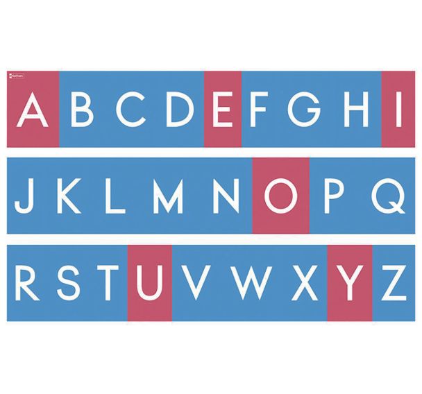 Tracés rugueux muraux - lettres capitales