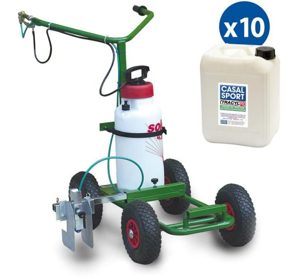 Traceuse pulvérisation + 10 bidons de Tracyl Pro