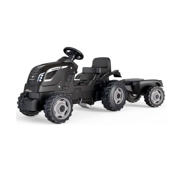 Tracteur pédales et remorque Smoby