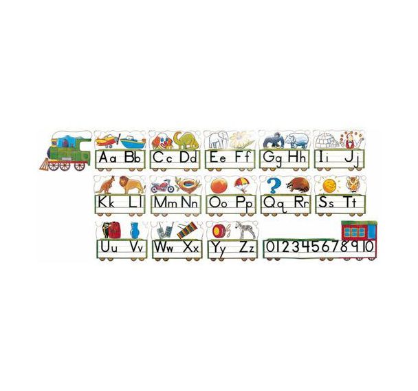 Train alphabet géant