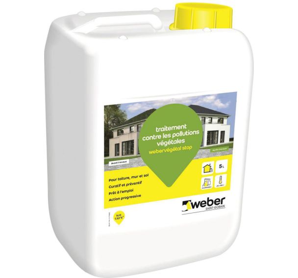 Traitement démoussant - Weber vegetal stop 5L