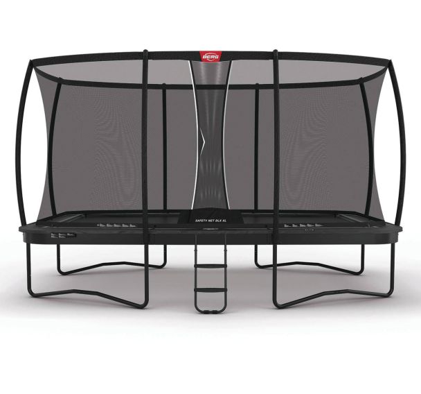 Trampo. Berg Toys Ultim Elite Reg 500 Gris+Safety Net DLX XL