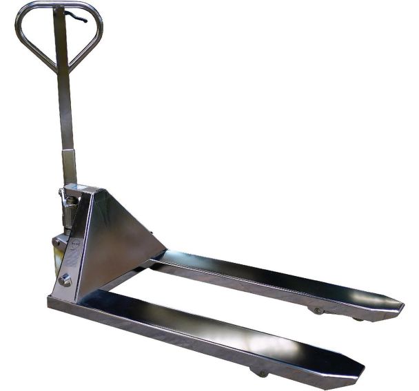 Transpalette manuel 2T premium inox 316 fourches 1150x680 mm