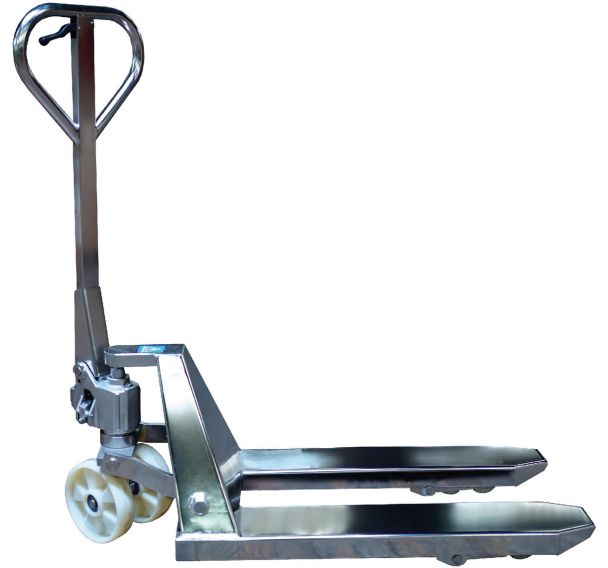 Transpalette manuel 2T premium inox 316 fourches 800x520 mm