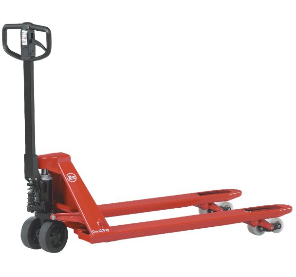 Transpalette manuel Toyota 2300 kg avec frein parking - Fourche 1220 mm