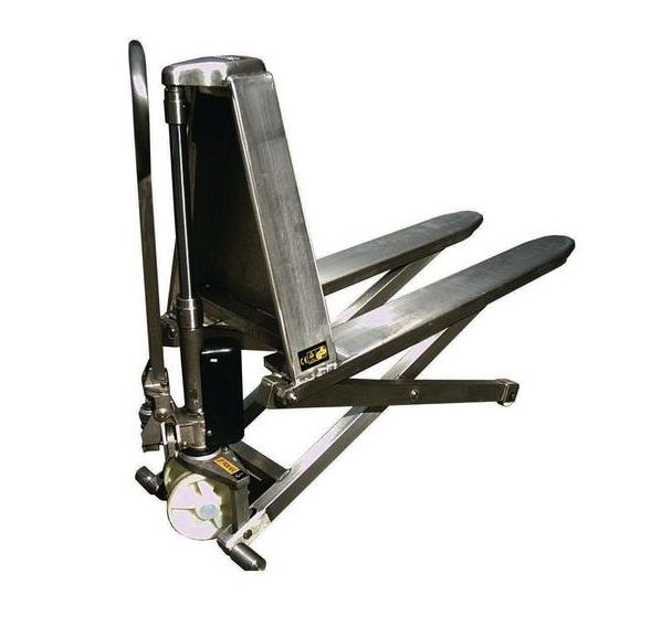 Transpalette manuel grande levée inox - Capacité 1000kg