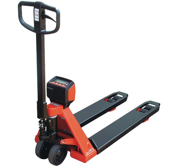 Transpalette manuel peseur LHM200SC - Fourche longueur 1150 mm - Force 2000 kg