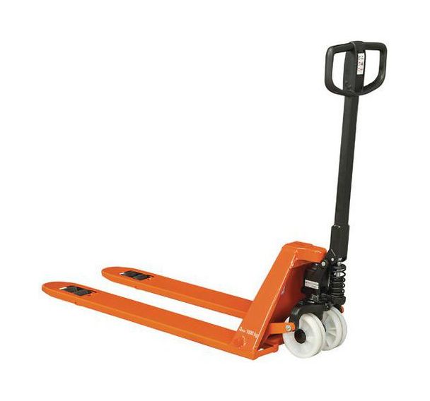 Transpalette manuel surbaissé - Fourche longueur 1150 mm - Force 750 kg