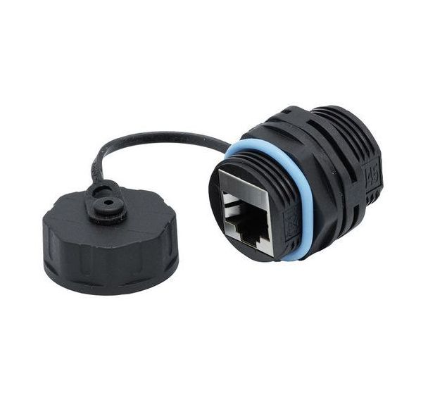 Traversée RJ45 CAT 6A étanche avec bouchon