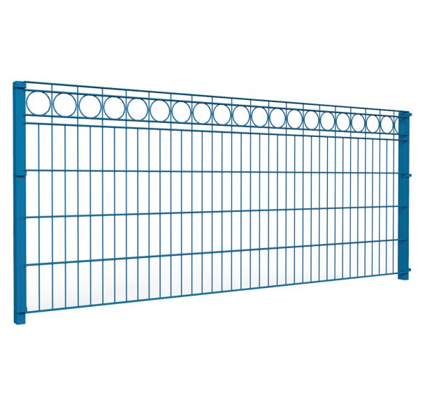 Treillis ROMANDY 2.50 m poteau UNICLO - bleu - Normaclo