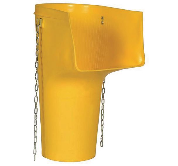 Trémie de chargement des gravats pour goulotte