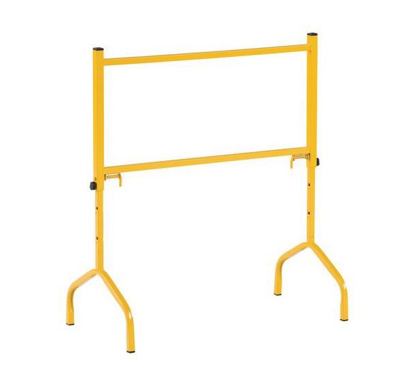 Tréteau hauteur réglable - acier jaune - charge maxi 175 kg