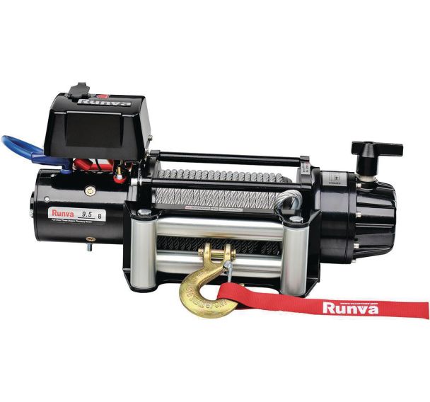 Treuil électrique de véhicule 12 V - Force 4309 kg - Huchez