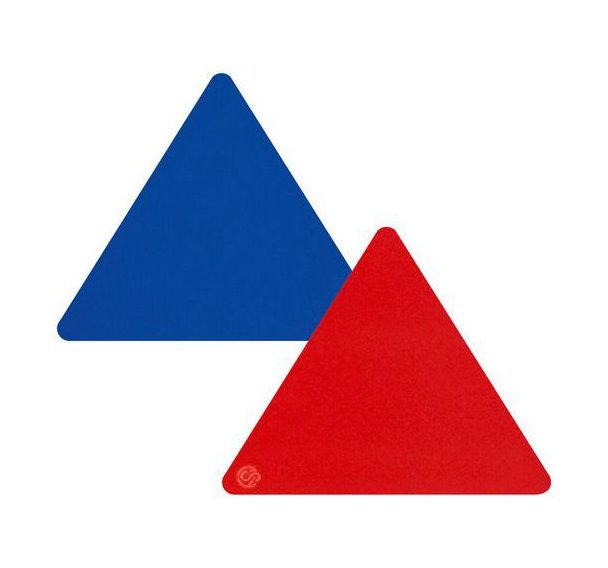 Triangle marquage au sol