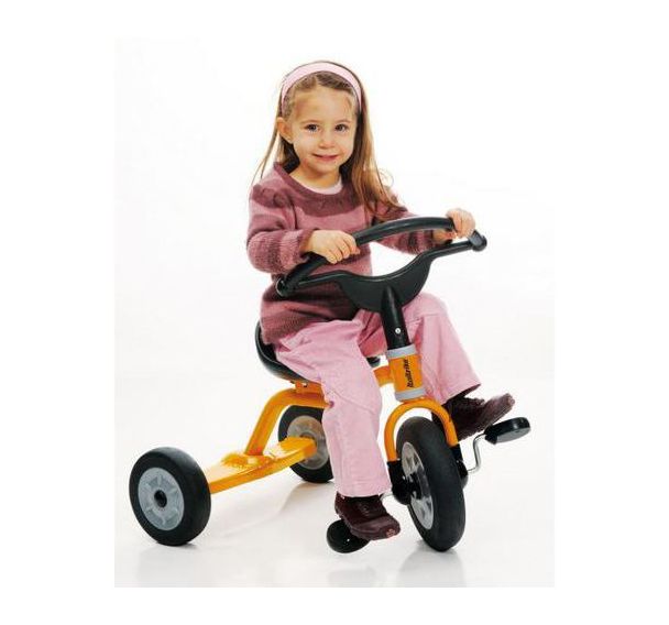 Tricycle à plateforme avec pédales selle à poignée, 33 cm