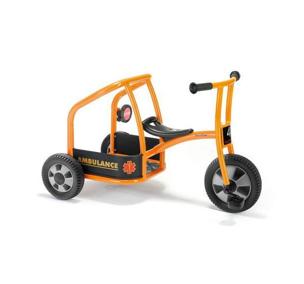 Tricycle bi-place ambulance gamme évolutive