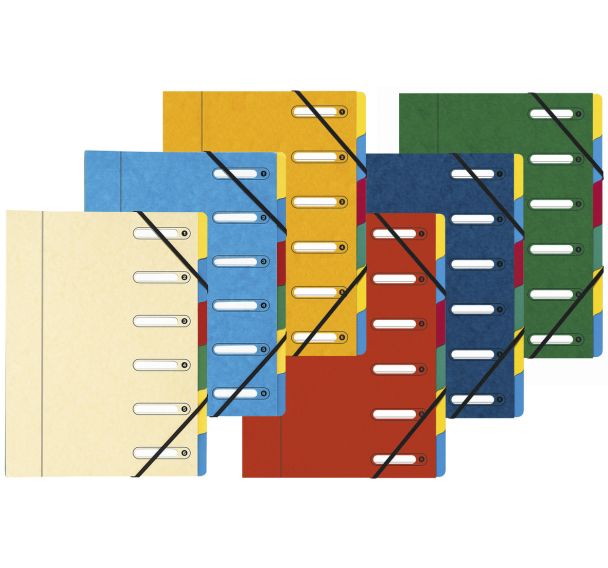 Trieur 6 compartiments 24 x 33 cm couverture cartonnée
