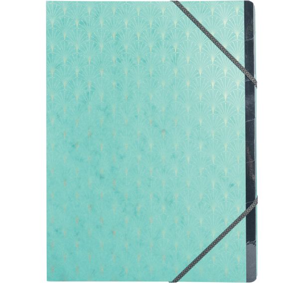 Trieur à élastique 7 compartiments Harmonika Néo Déco - A4 - Exacompta - Lot de 8
