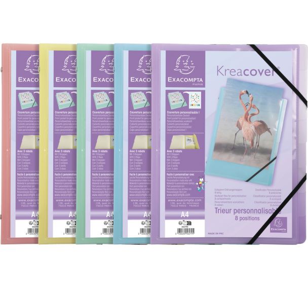 Trieur polypropylène avec 8 compartiments