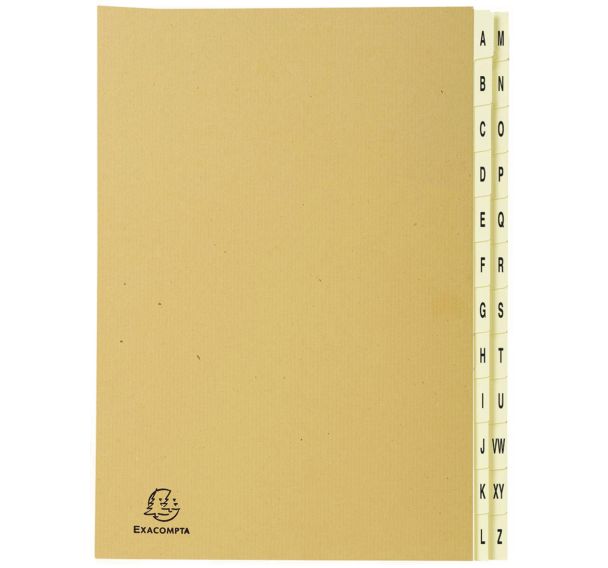 Trieur rigide 24 compartiments de à à Z Forever Kraft - A4