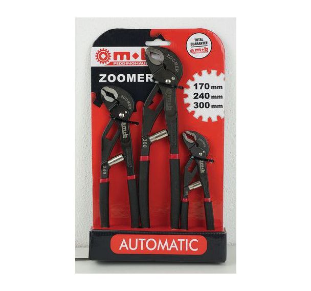 Trio de pinces zoomer 170-240-300mm